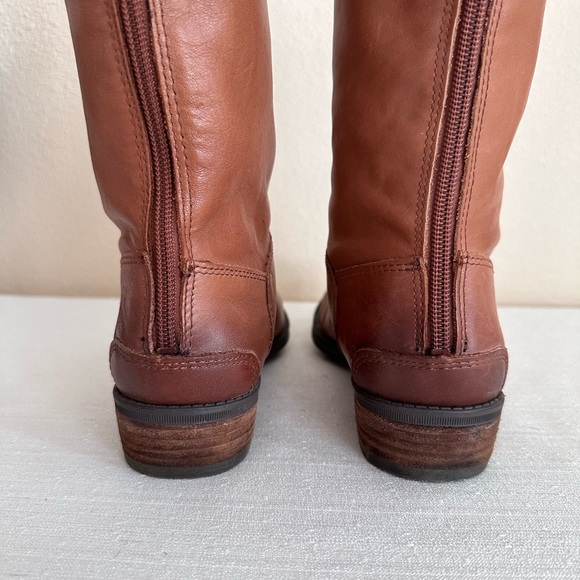 Sam Edelman Penny Whiskey Distressed Leather Knee
High Riding Boots Women's 6W - Picture 9 of 16